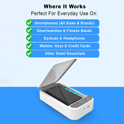 Sanify™  UV Phone Sanitizing Box
