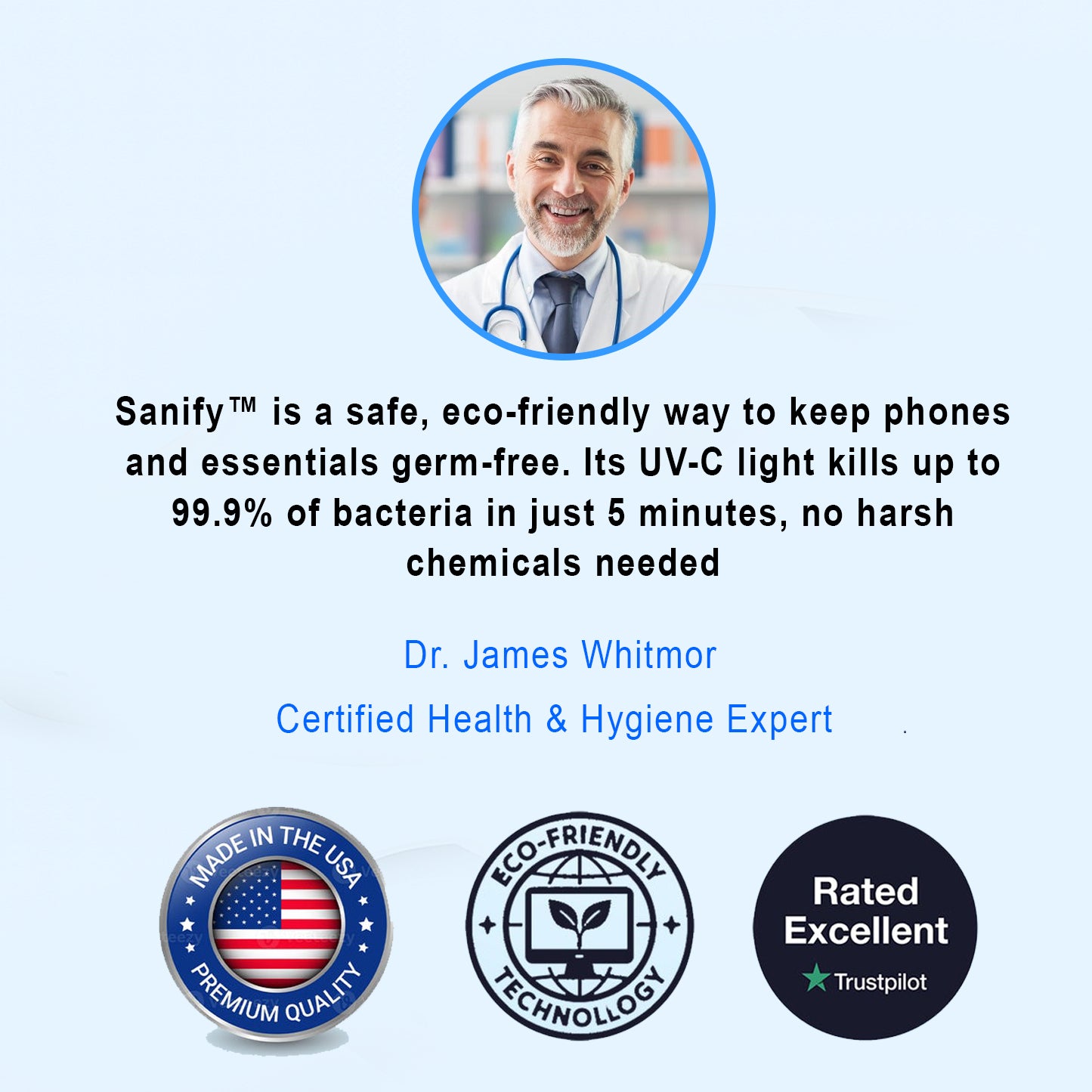 Sanify™  UV Phone Sanitizing Box
